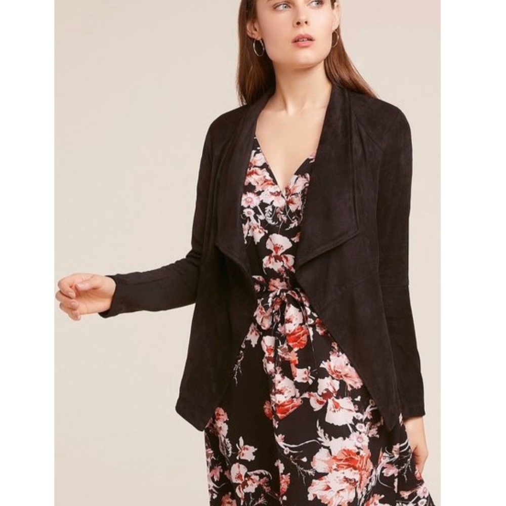 NWT BB Dakota Earned It Faux Suede Jacket